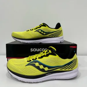 Saucony Ride 14 Mens Running Shoes Citrus Yellow Black Size 12 New In Box