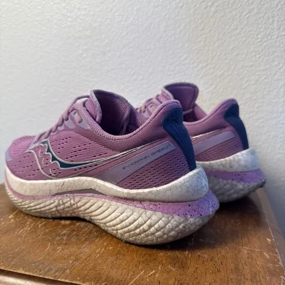 Saucony Womens Endorphin Speed 3 Grape Indigo Running Shoes S10756-38 Size 7 EUC