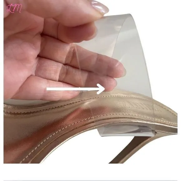 Schutz Revolve Ariella Heel Size‎ 8.5 Transparente Platina