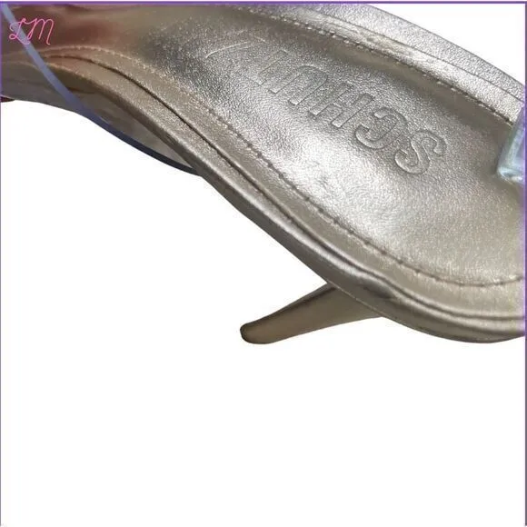 Schutz Revolve Ariella Heel Size‎ 8.5 Transparente Platina