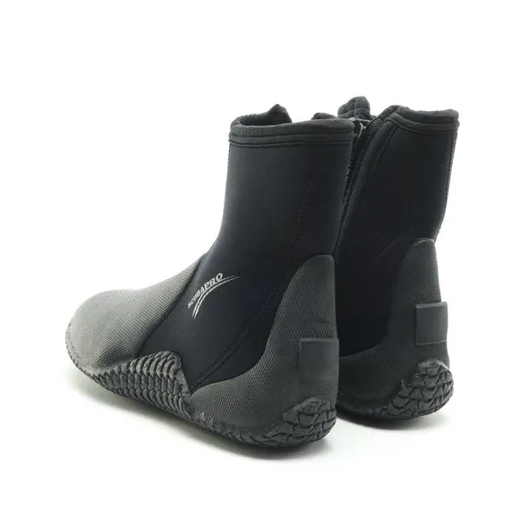 SCUBAPRO Neoprene Wet Suit Ankle-Zip Diving Boots M/8 Black