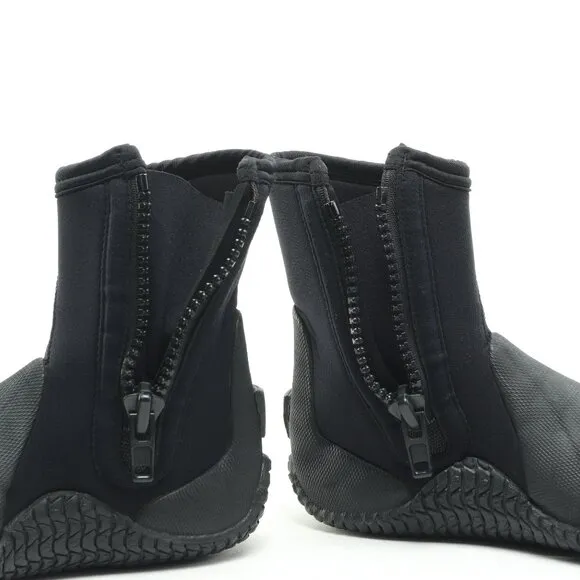 SCUBAPRO Neoprene Wet Suit Ankle-Zip Diving Boots M/8 Black