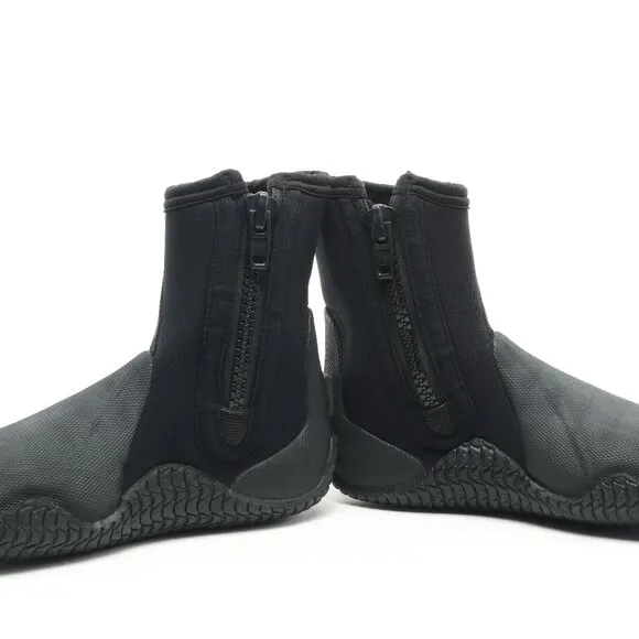 SCUBAPRO Neoprene Wet Suit Ankle-Zip Diving Boots M/8 Black