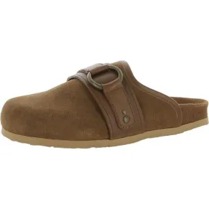 See by Chloe Womens Gema Tan Suede Slip On Slides Mules Shoes NWOB