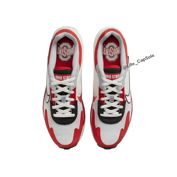 Size 9 Nike College Air Max Solo x Ohio State OSU Red White Blk Shoes FZ4839-001