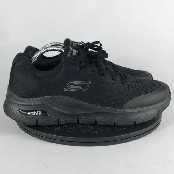 Skechers Arch Fit Black Comfort Athletic Shoes 232040 Men’s Size 11