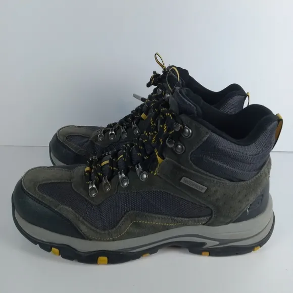 Skechers Trego Pacifico Waterproof Hiking Boots Mens 8.5 Relaxed Fit Gorpcore