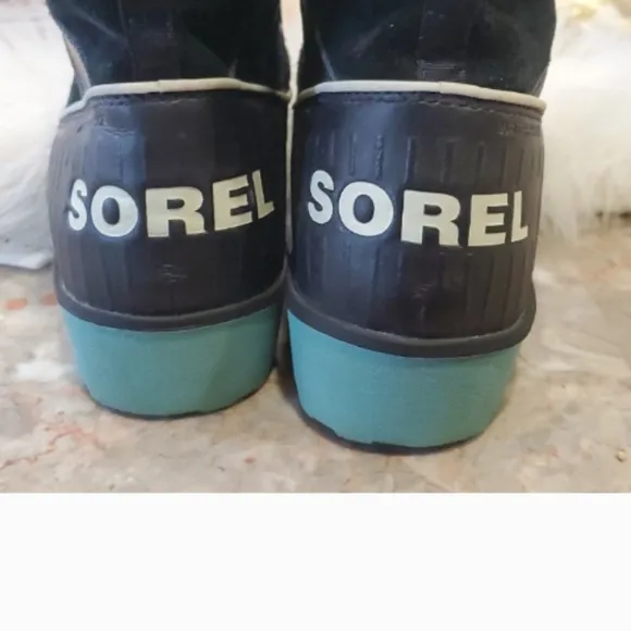 Sorel black waterproof boots size 7