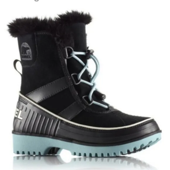 Sorel black waterproof boots size 7