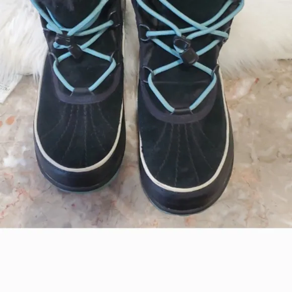 Sorel black waterproof boots size 7