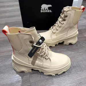 Sorel Brex Boot Lace Up WP Waterproof Bleached Ceramic Optimized Orange Boots