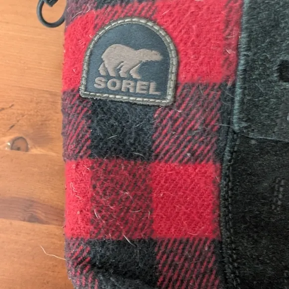 Sorel Buffalo Check Tell Boots Size 8.5