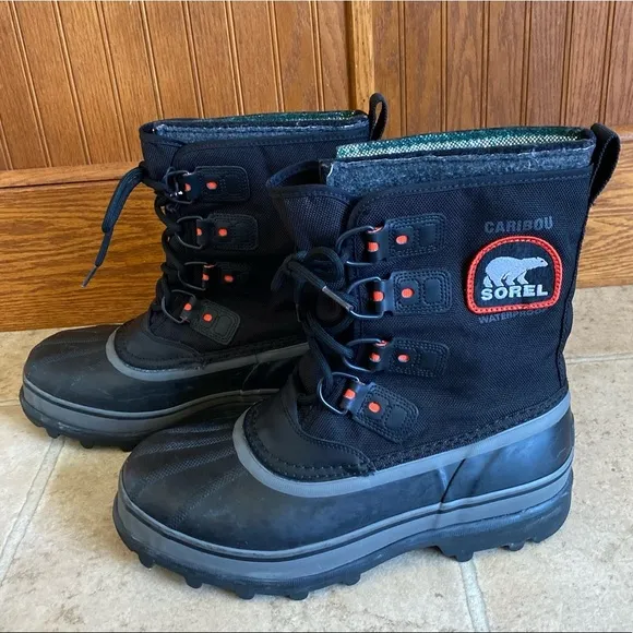 Sorel Caribou XT Waterproof Rain Boots Mens Size 7.5