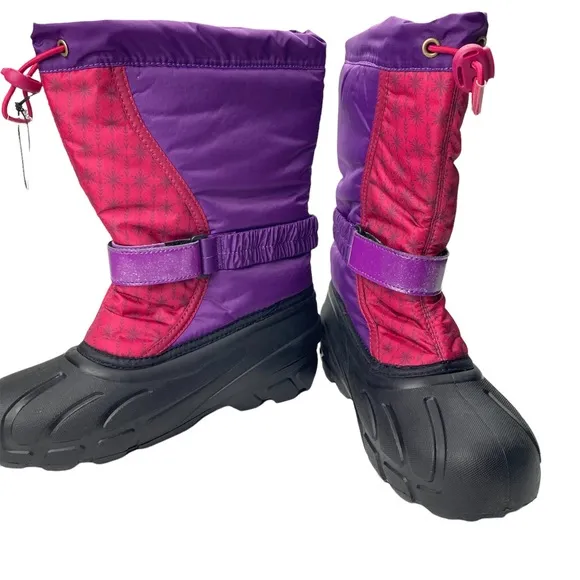 Sorel Disney rain boots Waterproof Little Youth Flurry Frozen 2 PURPLE,