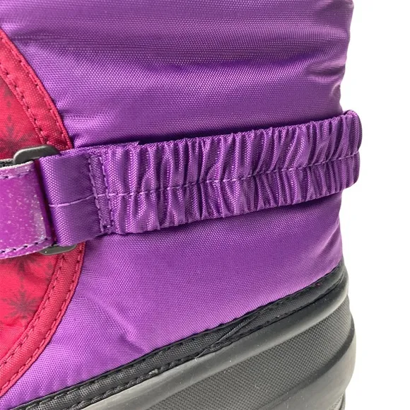 Sorel Disney rain boots Waterproof Little Youth Flurry Frozen 2 PURPLE,