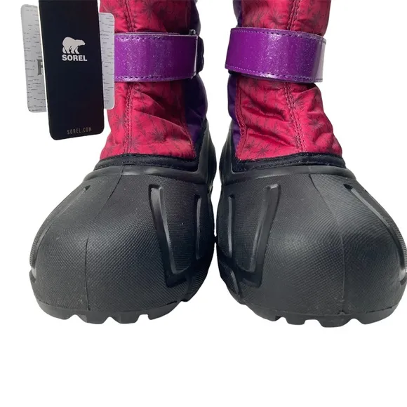 Sorel Disney rain boots Waterproof Little Youth Flurry Frozen 2 PURPLE,