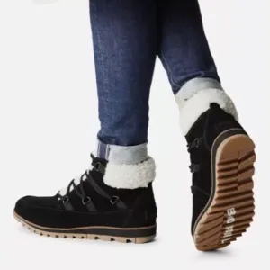 Sorel Harlow NL 4345 Cozy Lace Waterproof Ankle Boots SZ 8/39