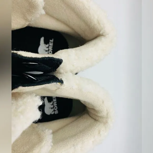 Sorel Harlow NL 4345 Cozy Lace Waterproof Ankle Boots SZ 8/39