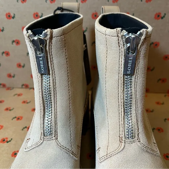 Sorel Joan Now Zip Boots Tan Women’s 8