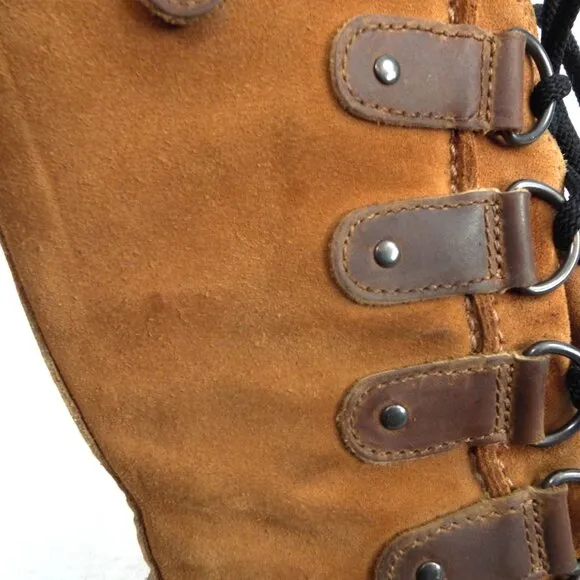 Sorel Joan of Arctic II Brown Elk Waterproof Insulated Winter Boots Size 6.5