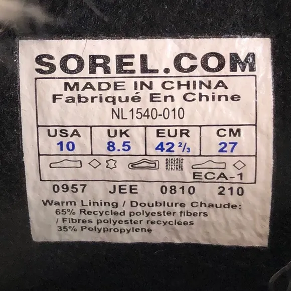 Sorel Joan of Arctic Waterproof Tall Winter Snow Boots 10