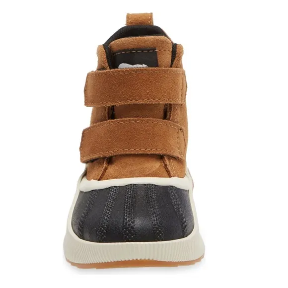 Sorel Kid’s Out N About Waterproof Boot {Camel Brown} 9