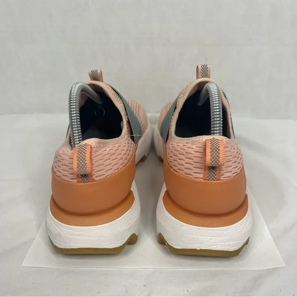 Sorel Kinetic Impact Strap Sneakers Slip On Shoes Pink Women 9.5