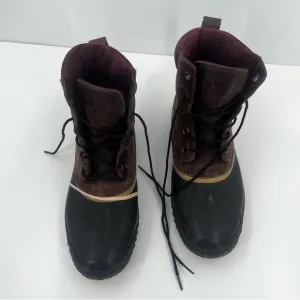 Sorel Mens 9 Cheyanne Duck Leather Waterproof Boots