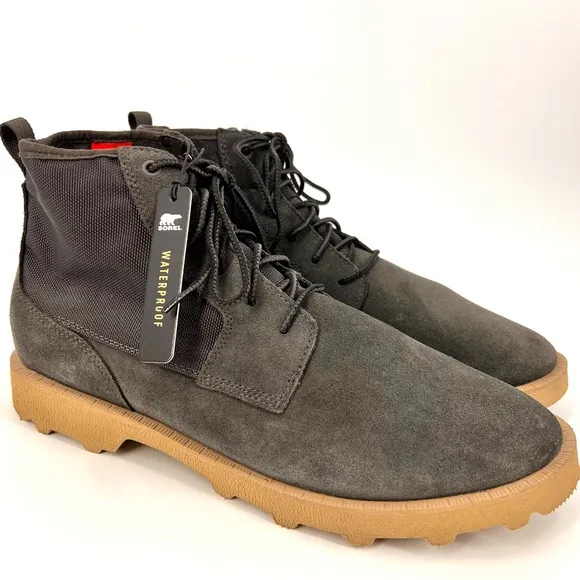 Sorel Men’s Caribou OTM Waterproof Chukka Suede Leather Boots Sz 13 NWOB