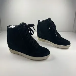 Sorel OUT N ABOUT 1951281010 Wedge Boots Womens Size 9 Black Sea Salt Waterproof