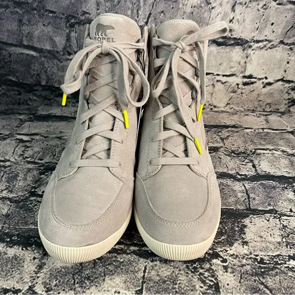 Sorel Out N About Dove Quarry Waterproof Wedges Boots Bootie Sneakers Shoes 10