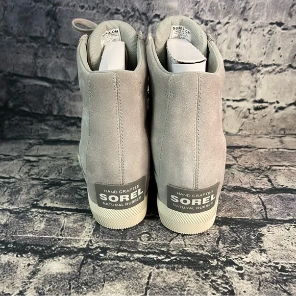Sorel Out N About Dove Quarry Waterproof Wedges Boots Bootie Sneakers Shoes 10