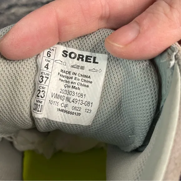 Sorel Out N About Dove Quarry Waterproof Wedges Boots Bootie Sneakers Shoes 6