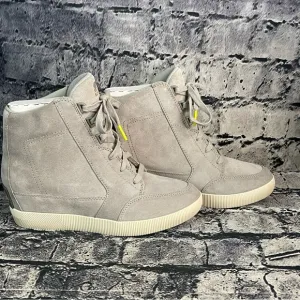 Sorel Out N About Dove Quarry Waterproof Wedges Boots Bootie Sneakers Shoes 8