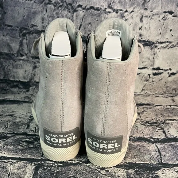 Sorel Out N About Dove Quarry Waterproof Wedges Boots Bootie Sneakers Shoes 8