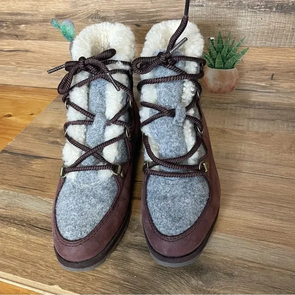 Sorel Sneakchic Cattail Alpine Winter Boots Size 6M