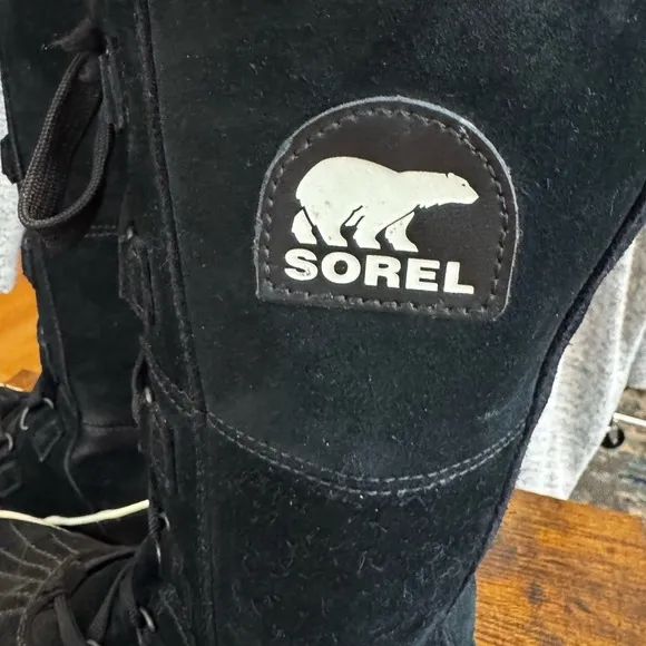 Sorel Tivoli High II Winter Boots Leather Waterproof Size 10