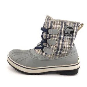 Sorel Tivoli Plaid Waterproof Winter Snow Boots 9