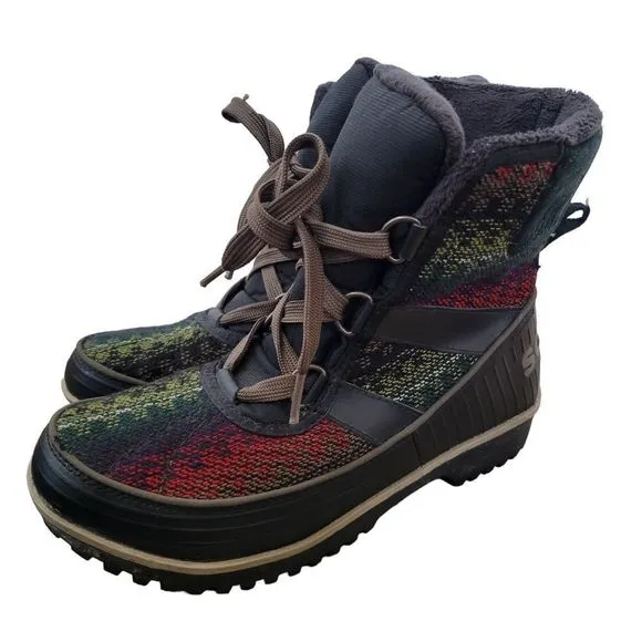 Sorel Tivolli II Blanket Suede Waterproof Boots Women's US 7.5 NL2091-010