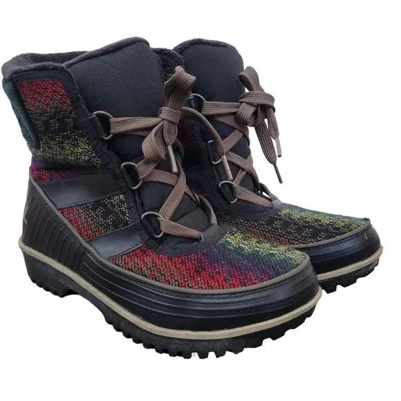Sorel Tivolli II Blanket Suede Waterproof Boots Women's US 7.5 NL2091-010