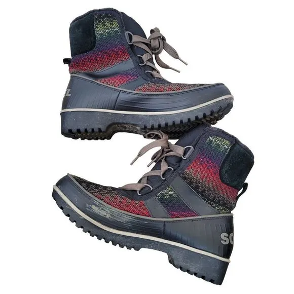 Sorel Tivolli II Blanket Suede Waterproof Boots Women's US 7.5 NL2091-010