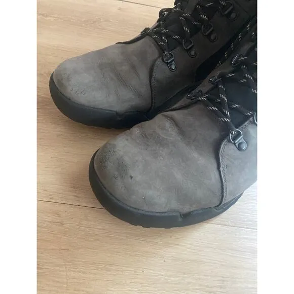 Sorel waterproof boots men’s size 13 gray leather outdoor hiking