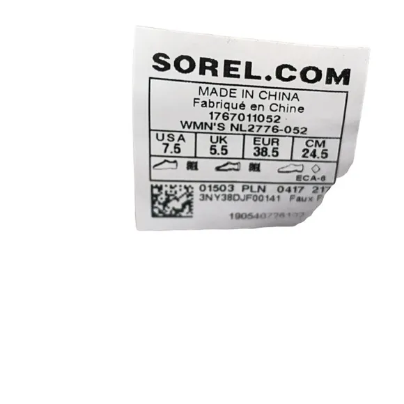 Sorel Whitney Short Lace Boots Woman Size 7.5
