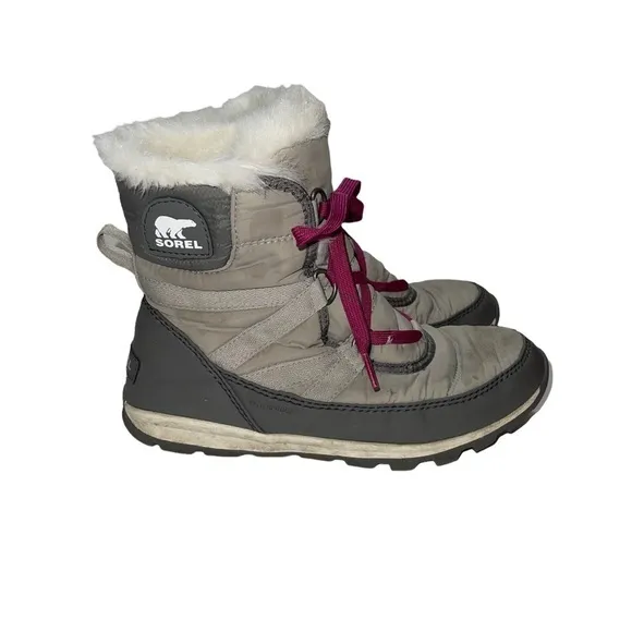 Sorel Whitney Short Lace Boots Woman Size 7.5