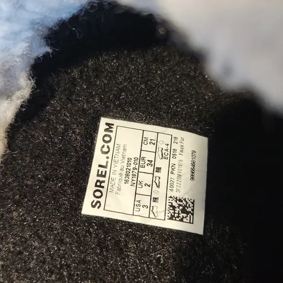 Sorel Winter Boots Carnival Black Stone Youth 3