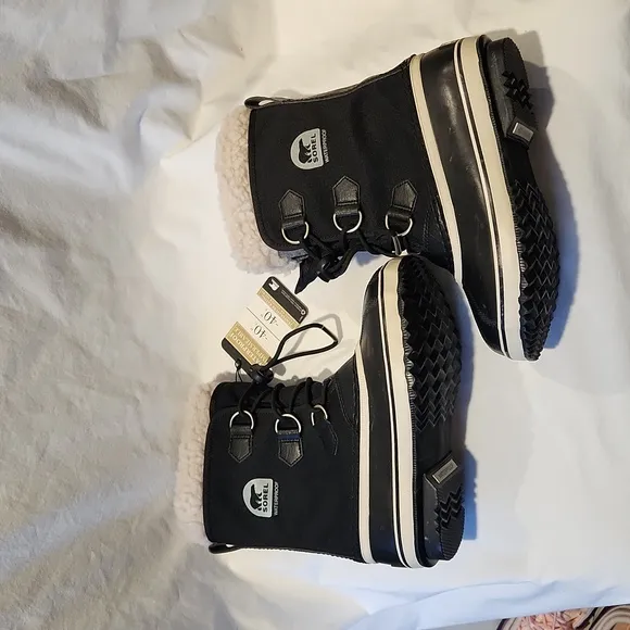 Sorel Winter Boots Carnival Black Stone Youth 3