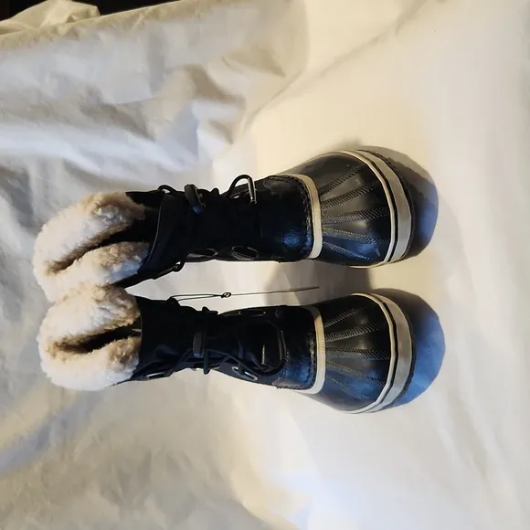 Sorel Winter Boots Carnival Black Stone Youth 3