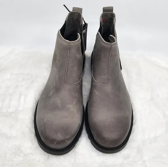 Sorel Women's Emelie II Chelsea Boot — Waterproof Leather Rain Boots 7