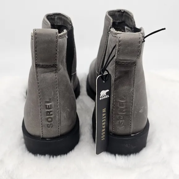 Sorel Women's Emelie II Chelsea Boot — Waterproof Leather Rain Boots 7