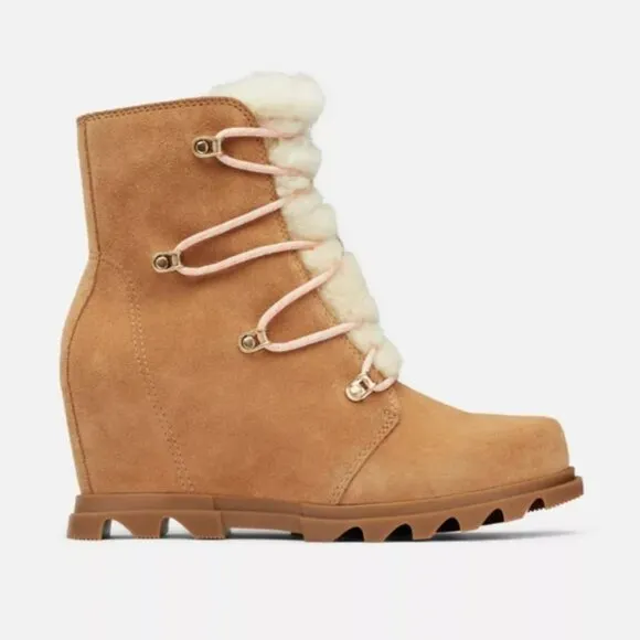 Sorel Women's Joan Of Arctic Wedge III Lace Cozy Boot